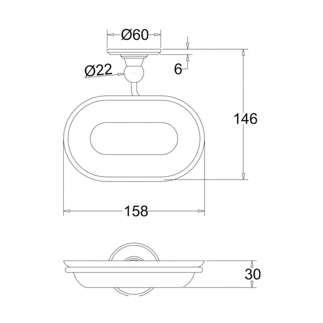 Burlington Soap Dish Deluxe Bathrooms Ireland