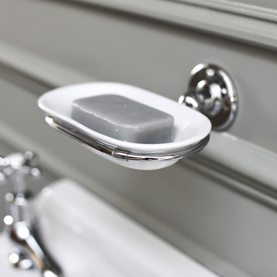Burlington Soap Dish chrome Deluxe Bathrooms Ireland