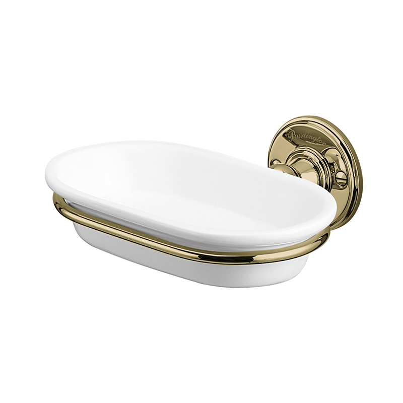 Burlington Soap Dish gold Deluxe Bathrooms Ireland