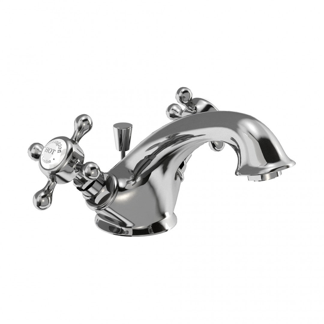 Burlington Stafford Mono Basin Mixer With Pop-Up Waste Deluxe Bathrooms Ireland