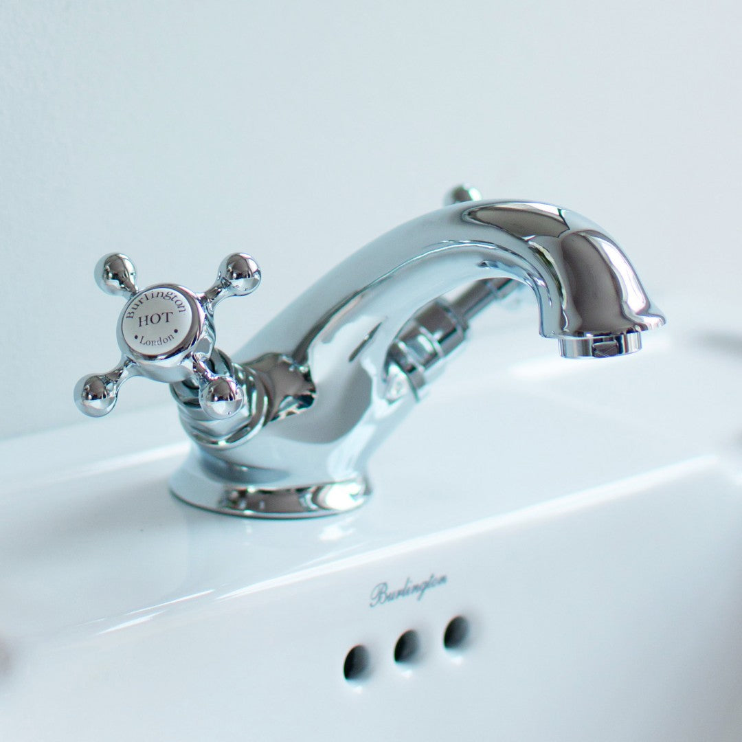 Burlington Stafford Mono Basin Mixer With Pop-Up Waste Deluxe Bathrooms Ireland