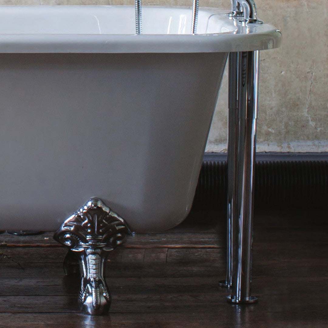 Burlington Stand Pipes With Horizontal Support Bar Deluxe Bathrooms Ireland