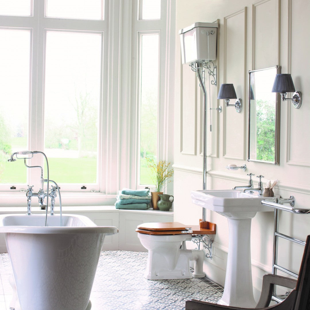 Burlington Regal High Level Traditional Toilet Deluxe Bathrooms Ireland