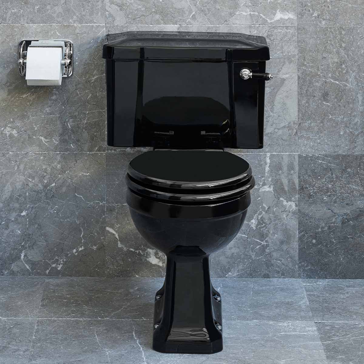 burlington standard jet black close coupled toilet lifestyle Deluxe Bathrooms Ireland