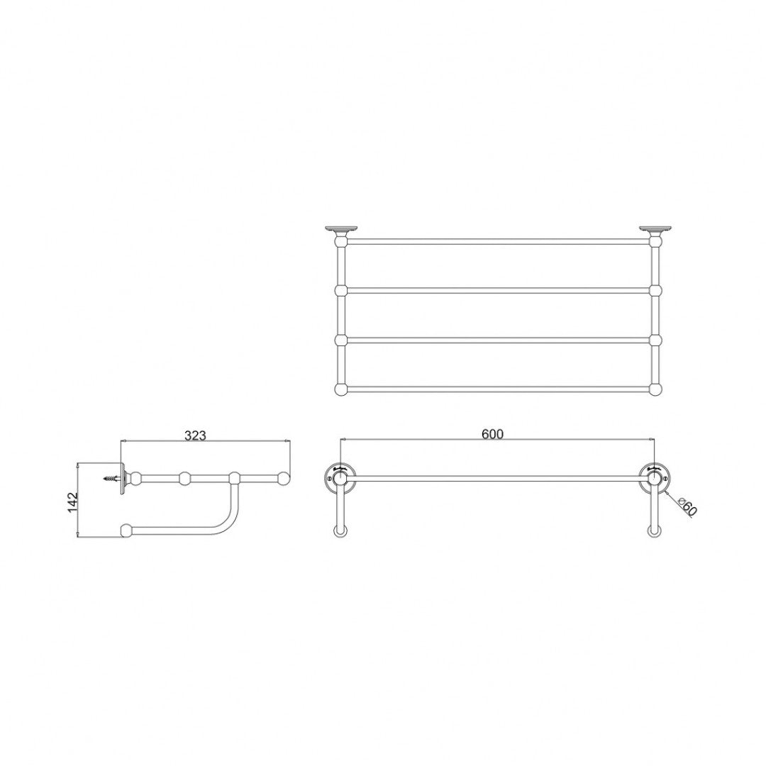 Burlington Bathroom Towel Rack Deluxe Bathrooms Ireland