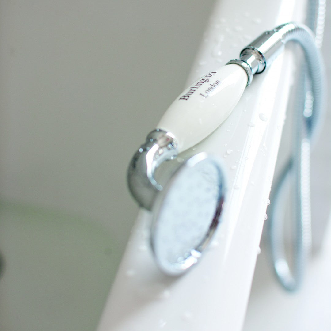 Burlington Trent Thermostatic Single Outlet Shower Valve with Slide Rail Handset Deluxe Bathrooms Ireland