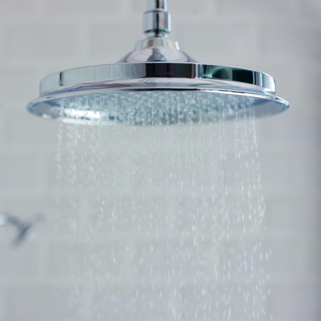 Burlington Trent Thermostatic Single Outlet Shower Valve with Fixed Shower Head Deluxe Bathrooms Ireland