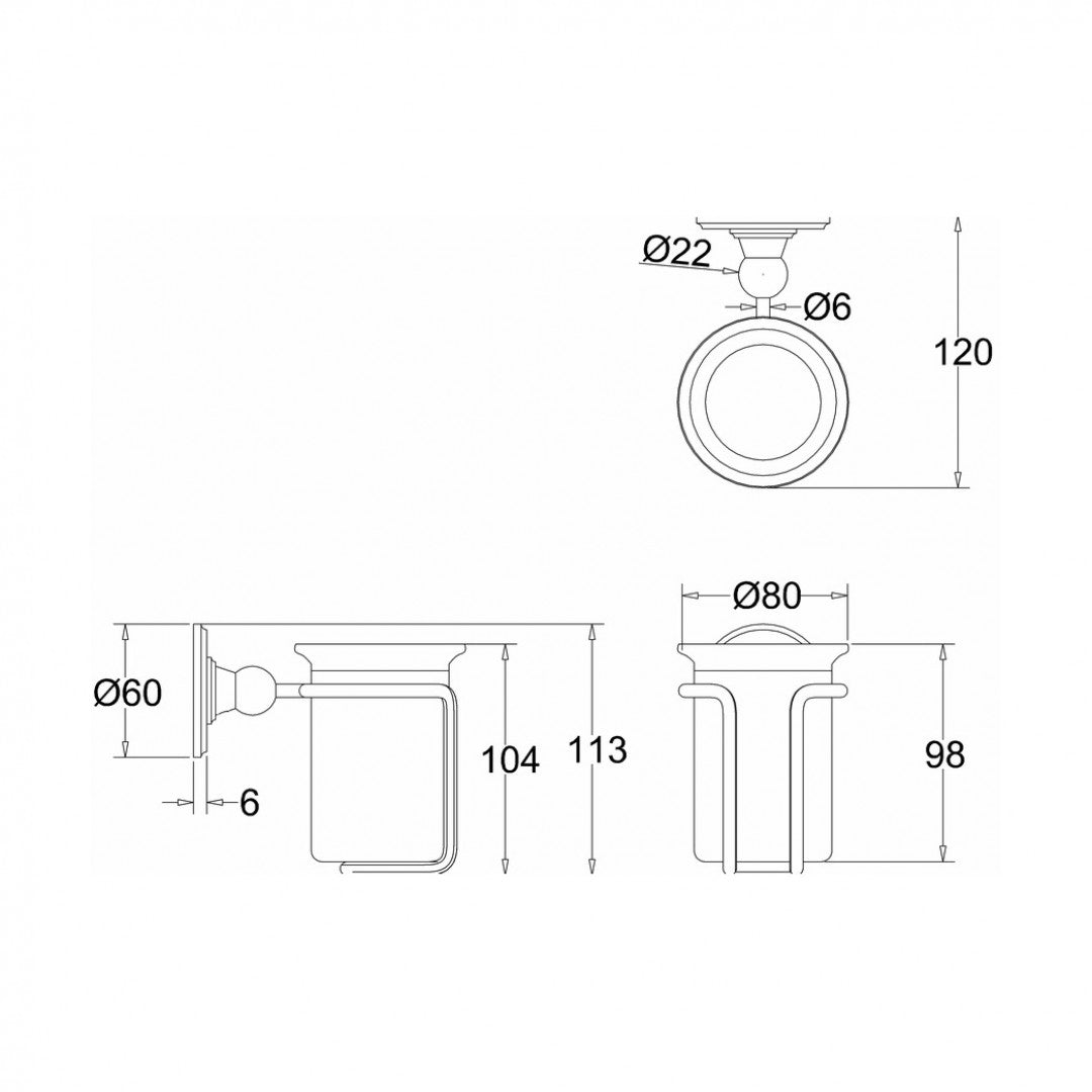 Burlington Tumbler Holder Deluxe Bathrooms Ireland