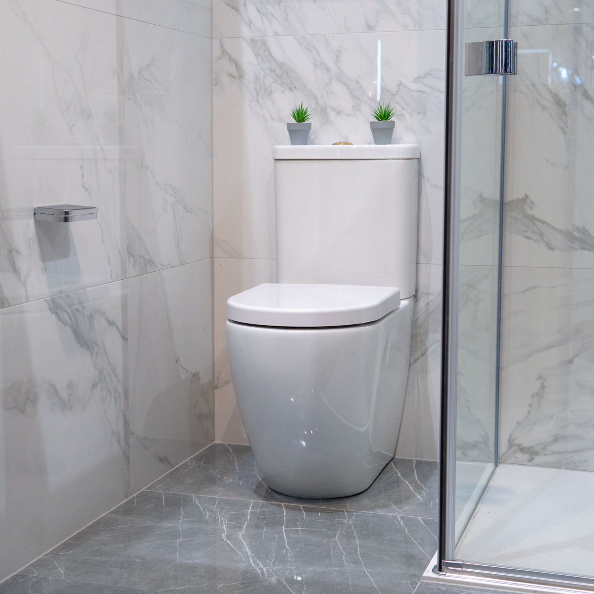 Byron Rimless Semi Comfort Height Close Coupled Toilet With Soft