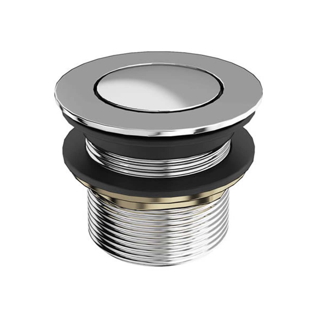 clearwater click clack bath waste unslotted chrome