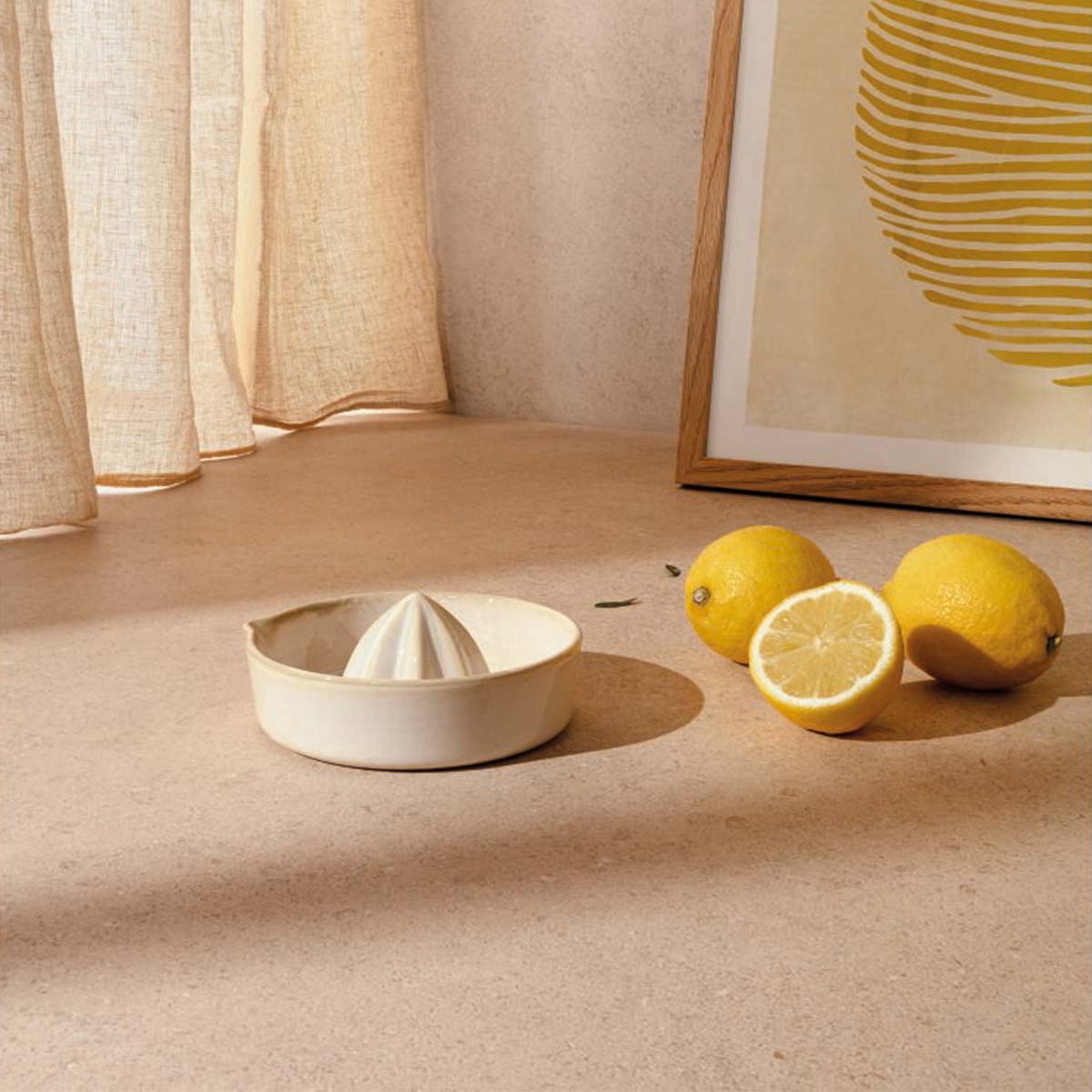 cluny beige stone effect porcelain floor tile 90x90cm matt