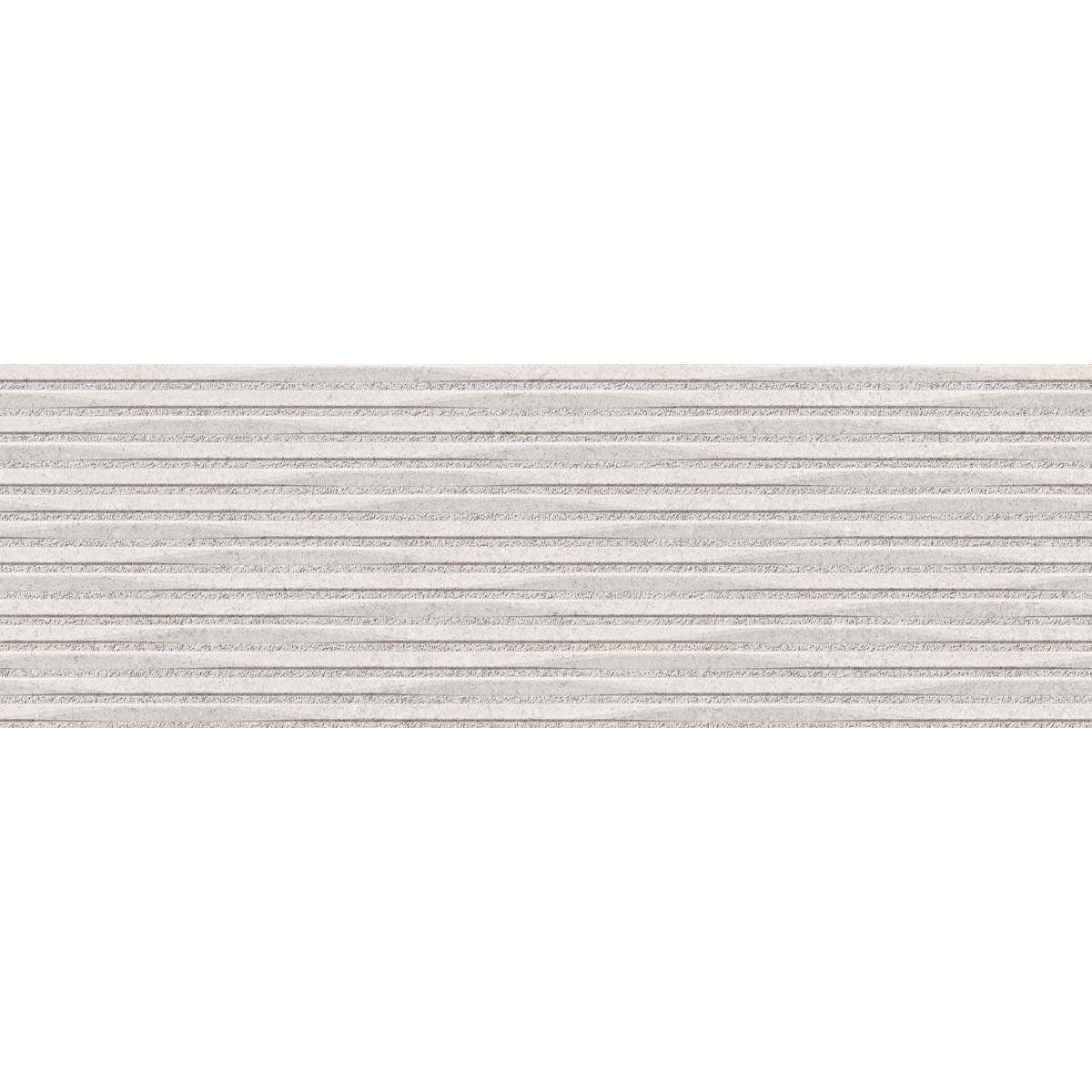 cluny silver stone effect decor ceramic wall tile 33x100cm