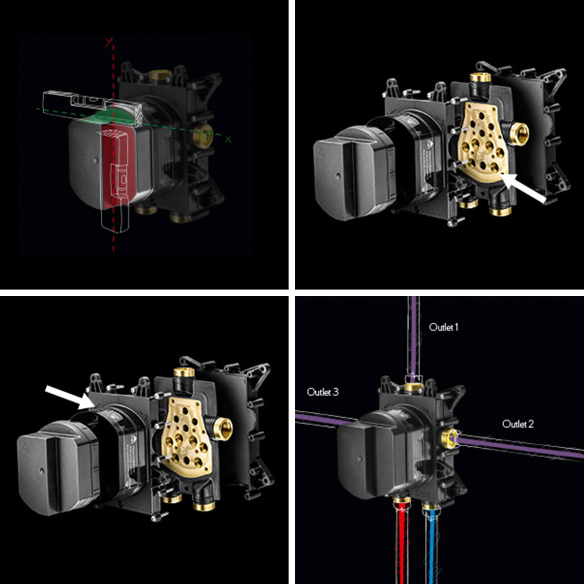 Crosswater Crossbox Universal Shower Box