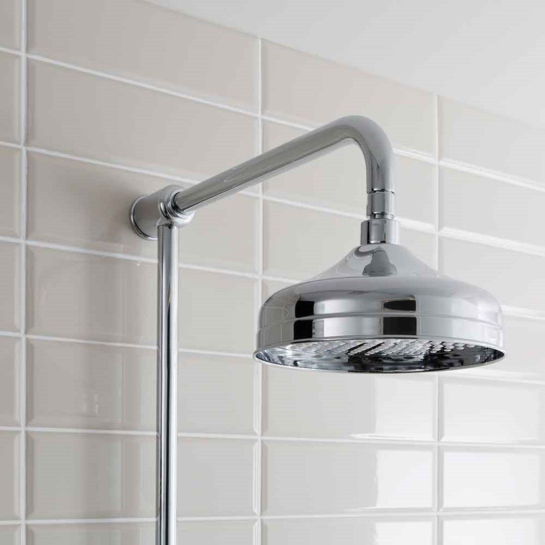 Crosswater Belgravia Exposed Thermostatic Shower Valve With Fixed Shower Head & Slide Rail Handset