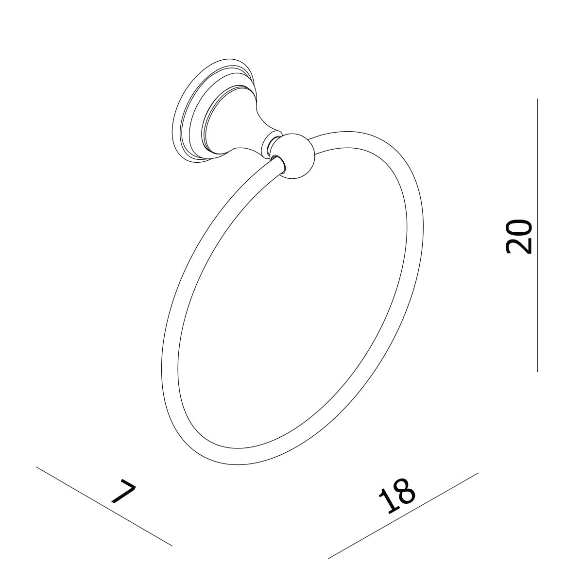 Belgravia Towel Ring