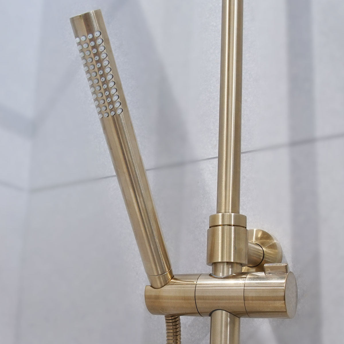Crosswater Central Multifunction Thermostatic Shower Kit - Brushed Brass
