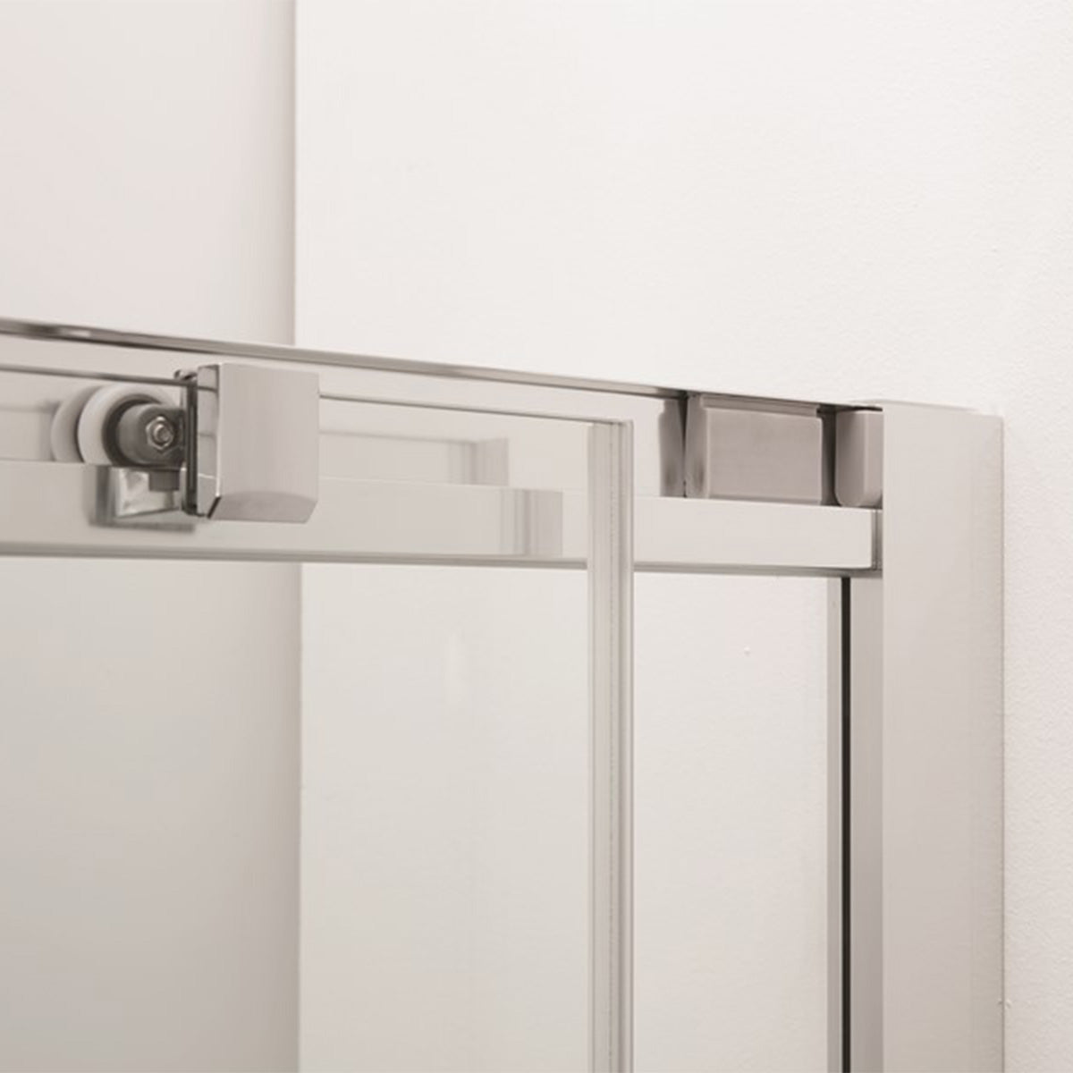 crosswater clear 6mm sliding shower door lifestyle silver