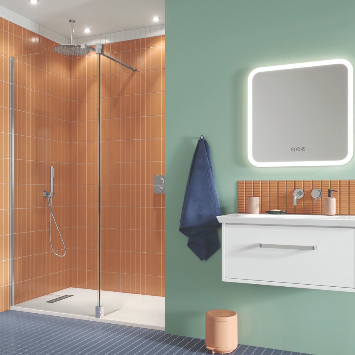 Crosswater GALLERY 10 Wetroom Shower Screen