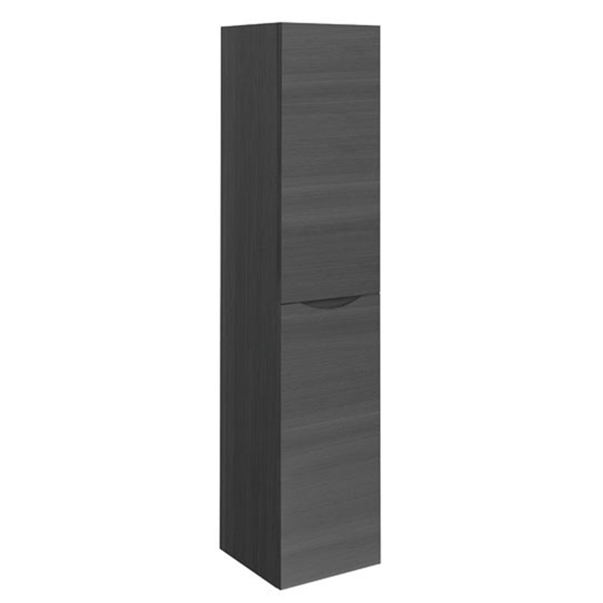 Crosswater Glide II Wall Hung Tall Cabinet With 5 Fixed Shelves