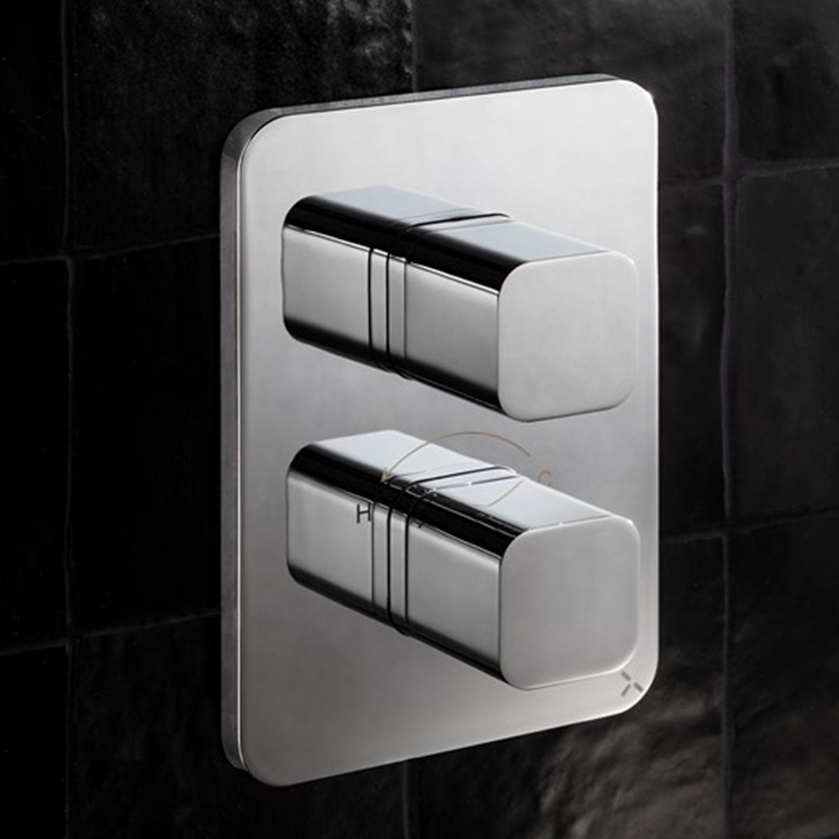 crosswater glide ii thermostatic shower valve chrome