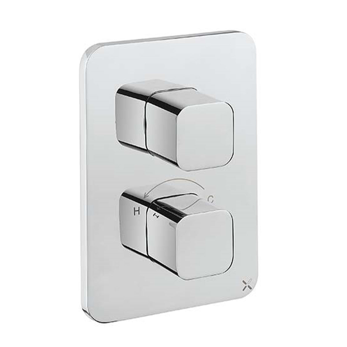 crosswater glide ii thermostatic shower valve chrome