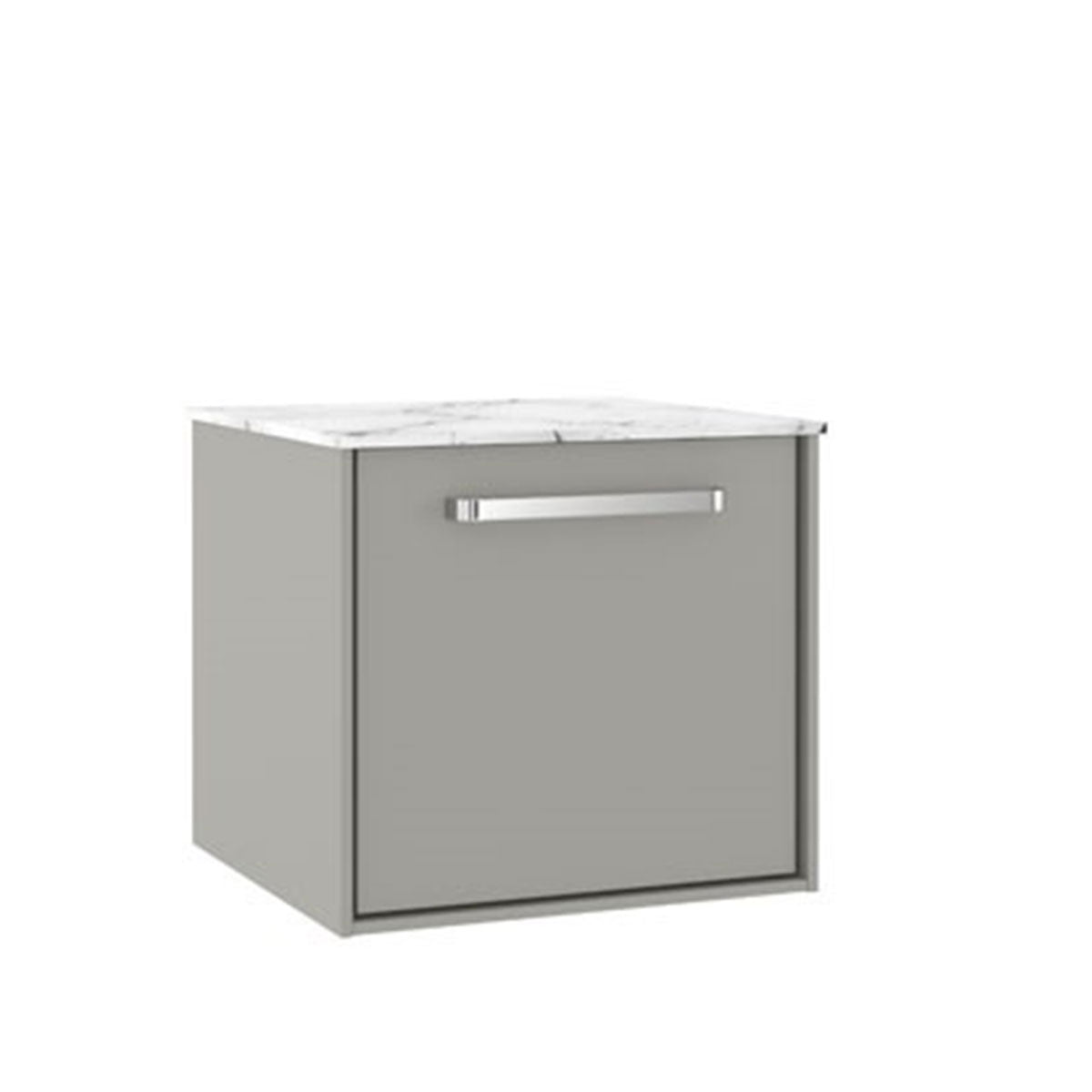 Crosswater Infinity 500 Single Drawer Wall Hung Vanity Unit With Worktop