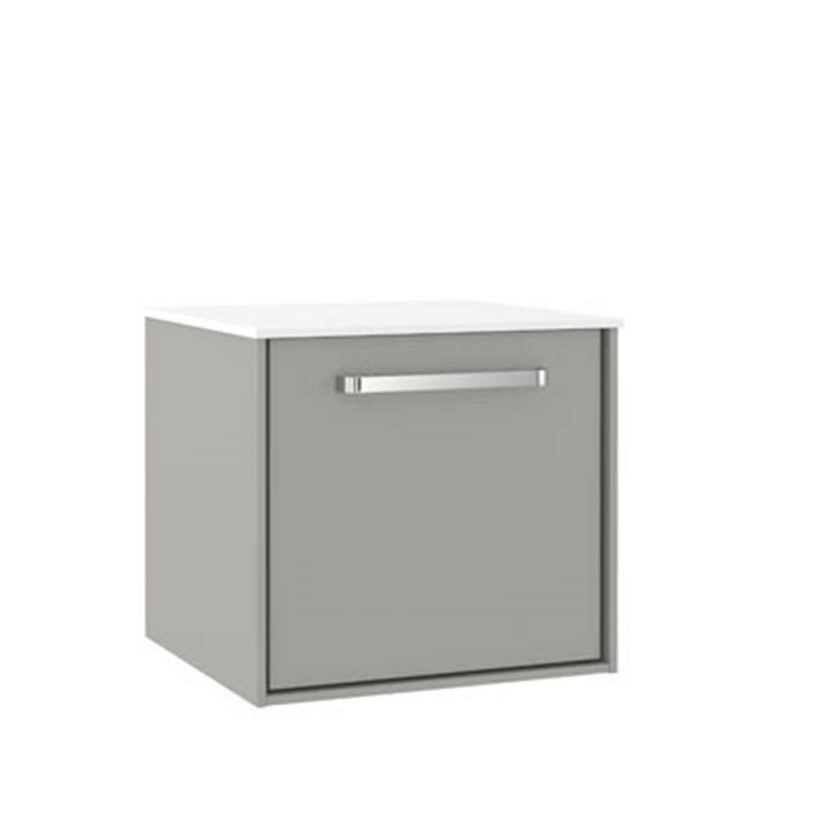 Crosswater Infinity 500 Single Drawer Wall Hung Vanity Unit With Worktop