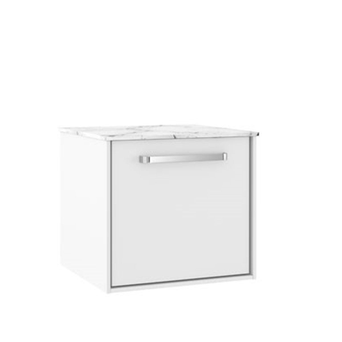 Crosswater Infinity 500 Single Drawer Wall Hung Vanity Unit With Worktop