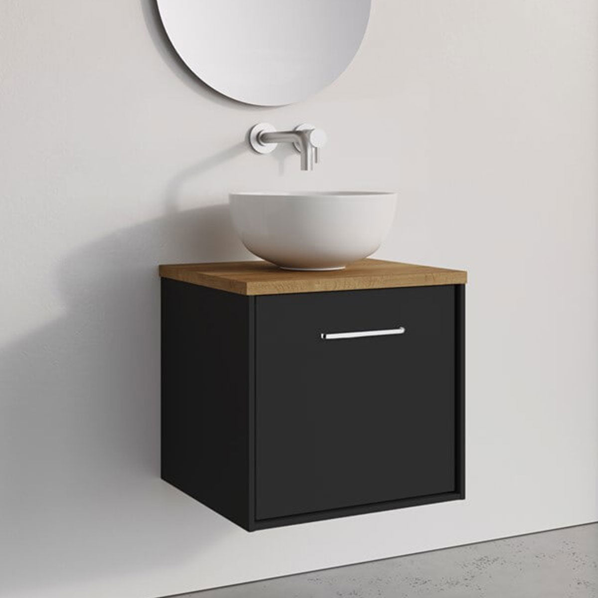 Crosswater Infinity 500 Single Drawer Wall Hung Vanity Unit With Worktop