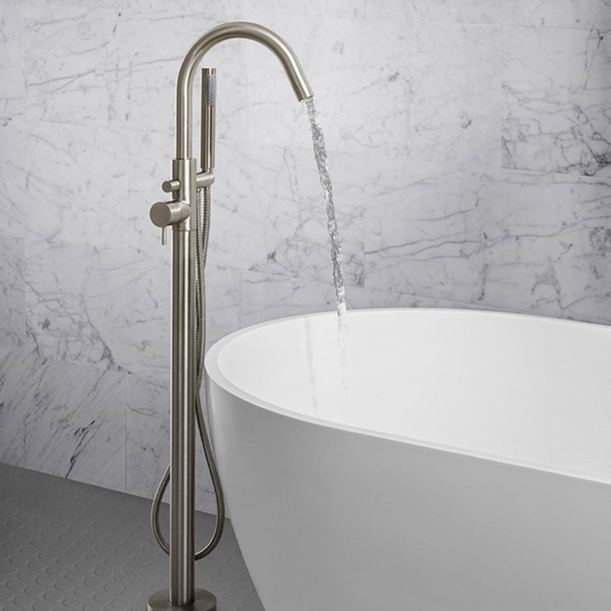 Crosswater MPRO Floorstanding Bath Shower Mixer With Handset