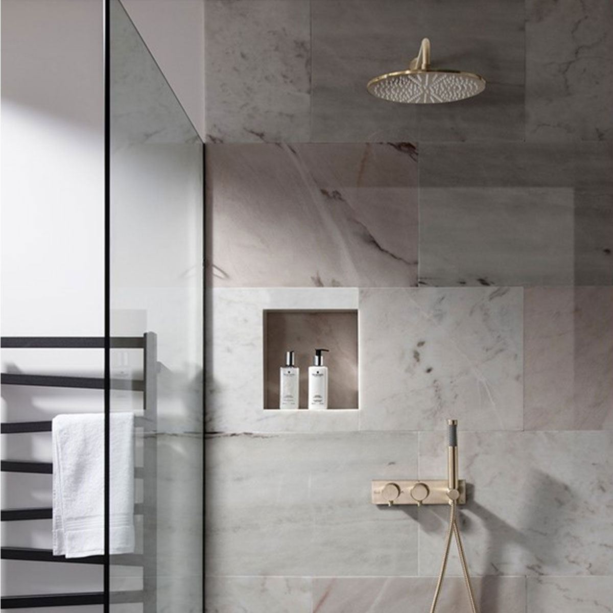 Crosswater MPRO Wall or Ceiling Mounted Shower Head