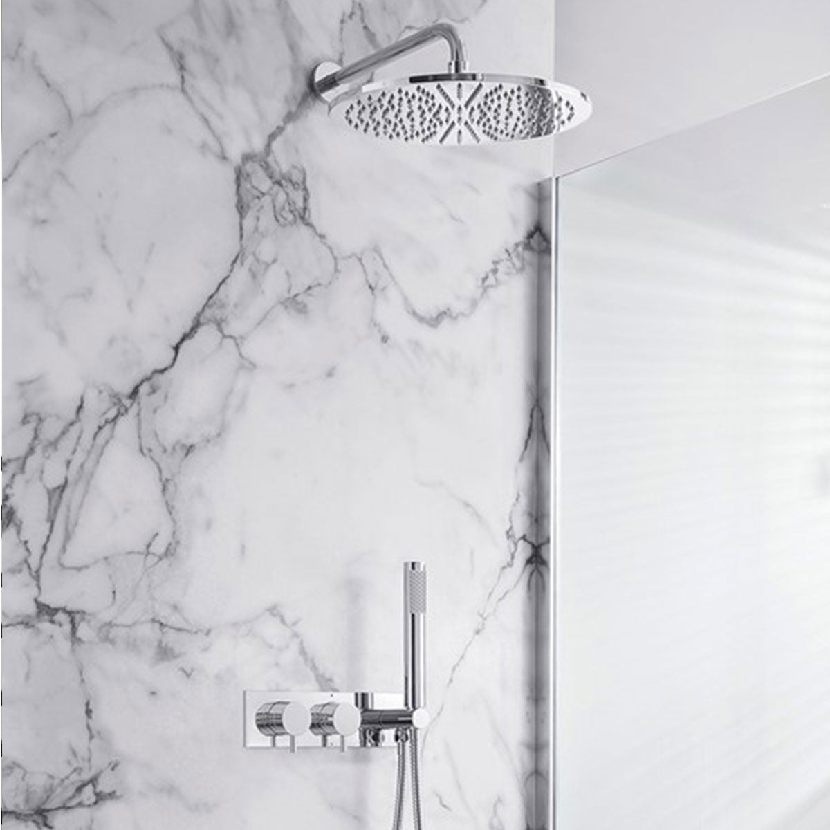 Crosswater MPRO Wall or Ceiling Mounted Shower Head