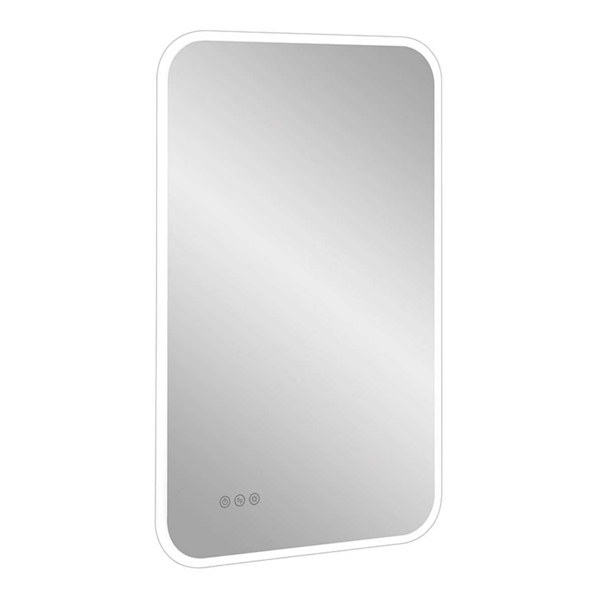 crosswater svelte led illuminated bathroom mirror 500x800mm