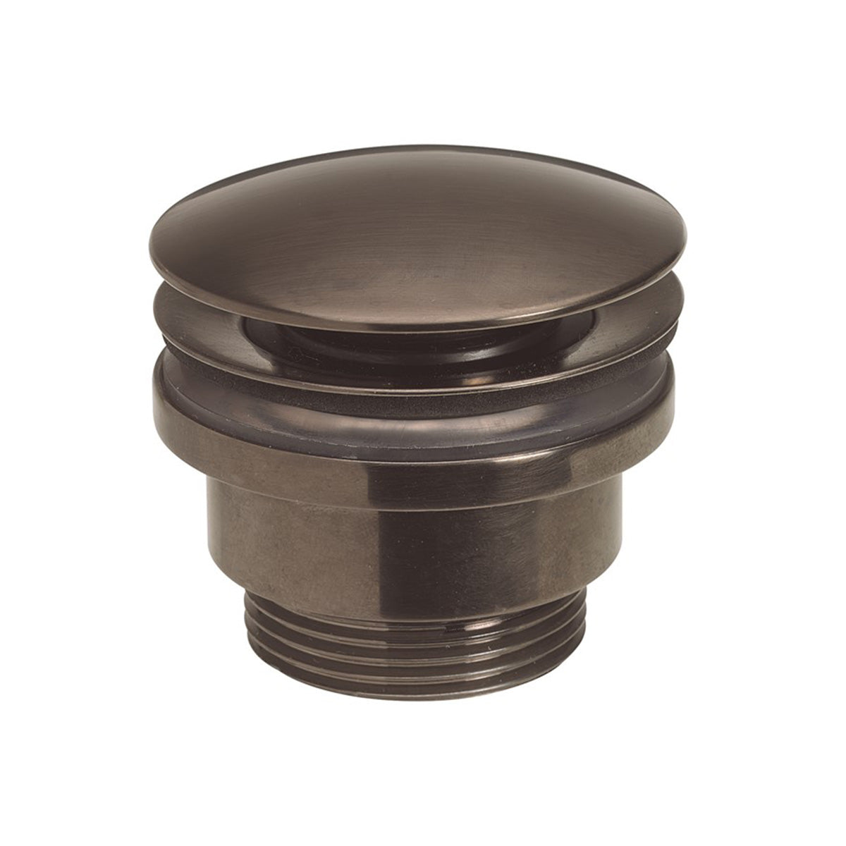 crosswater union click clack waste brushed brass chrome