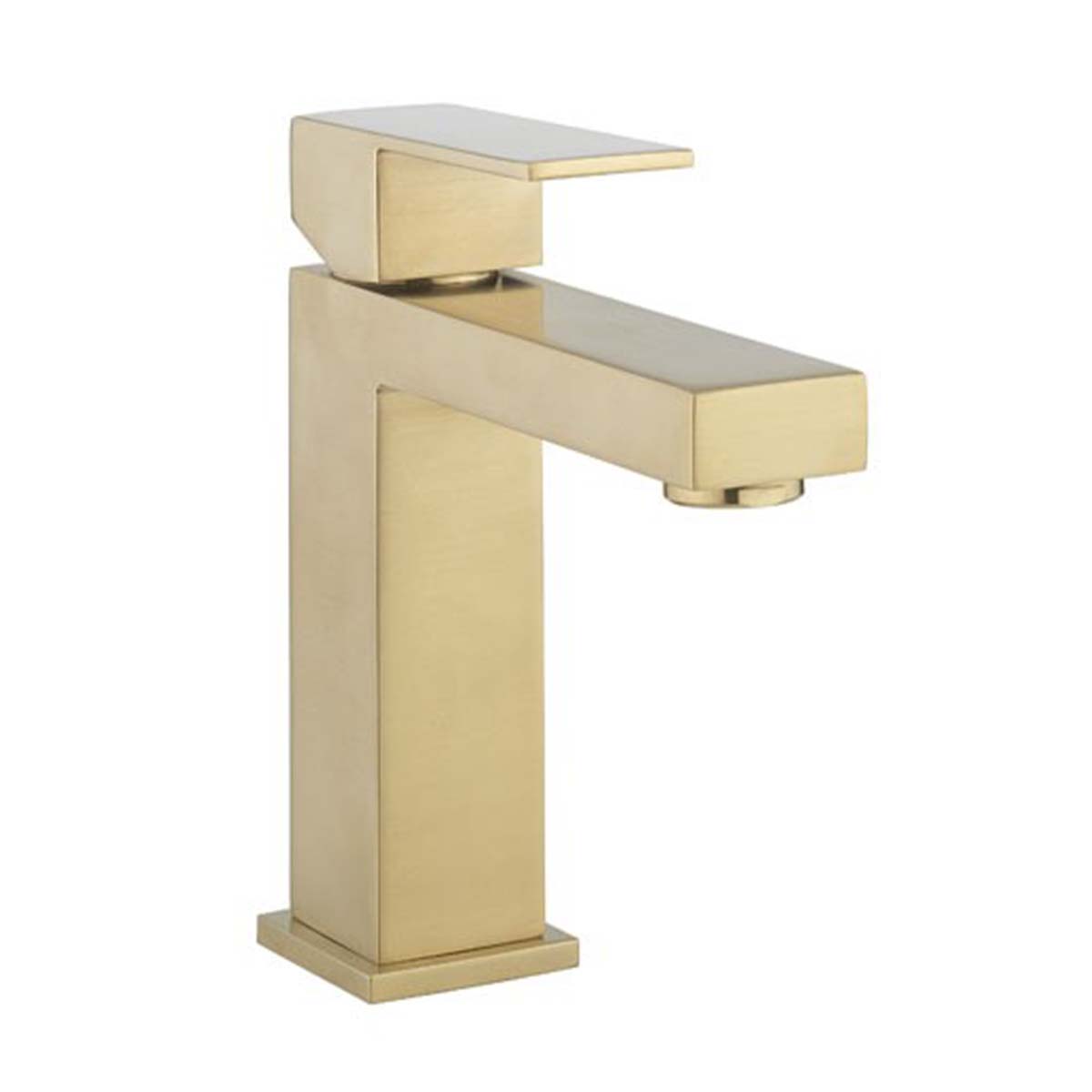 crosswater verge mixer mono basin tap brushed brass