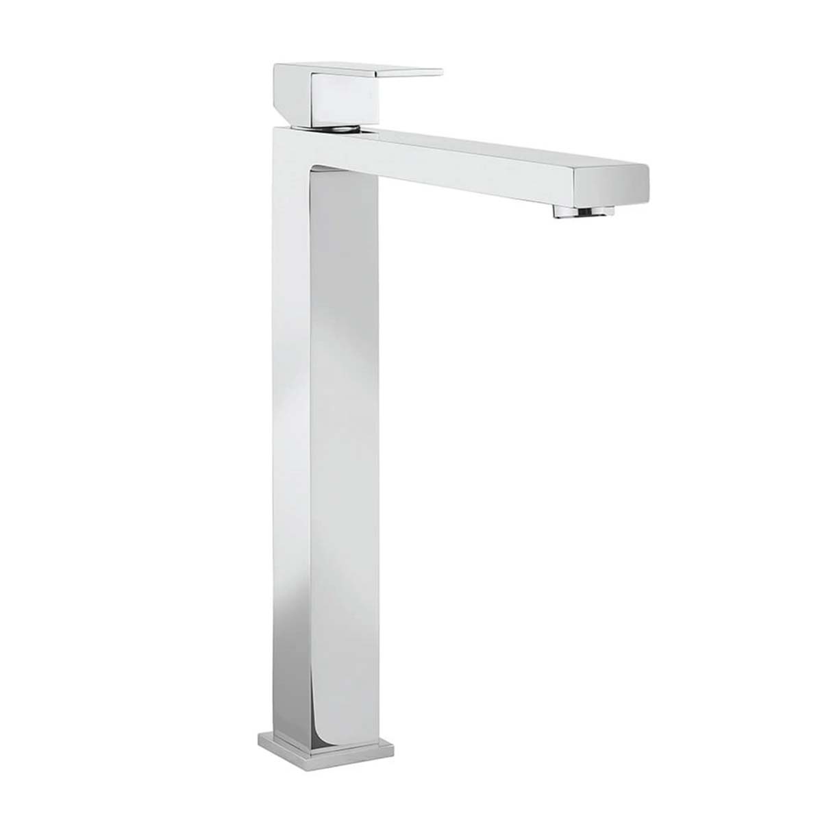 crosswater verge tall basin mixer tap chrome