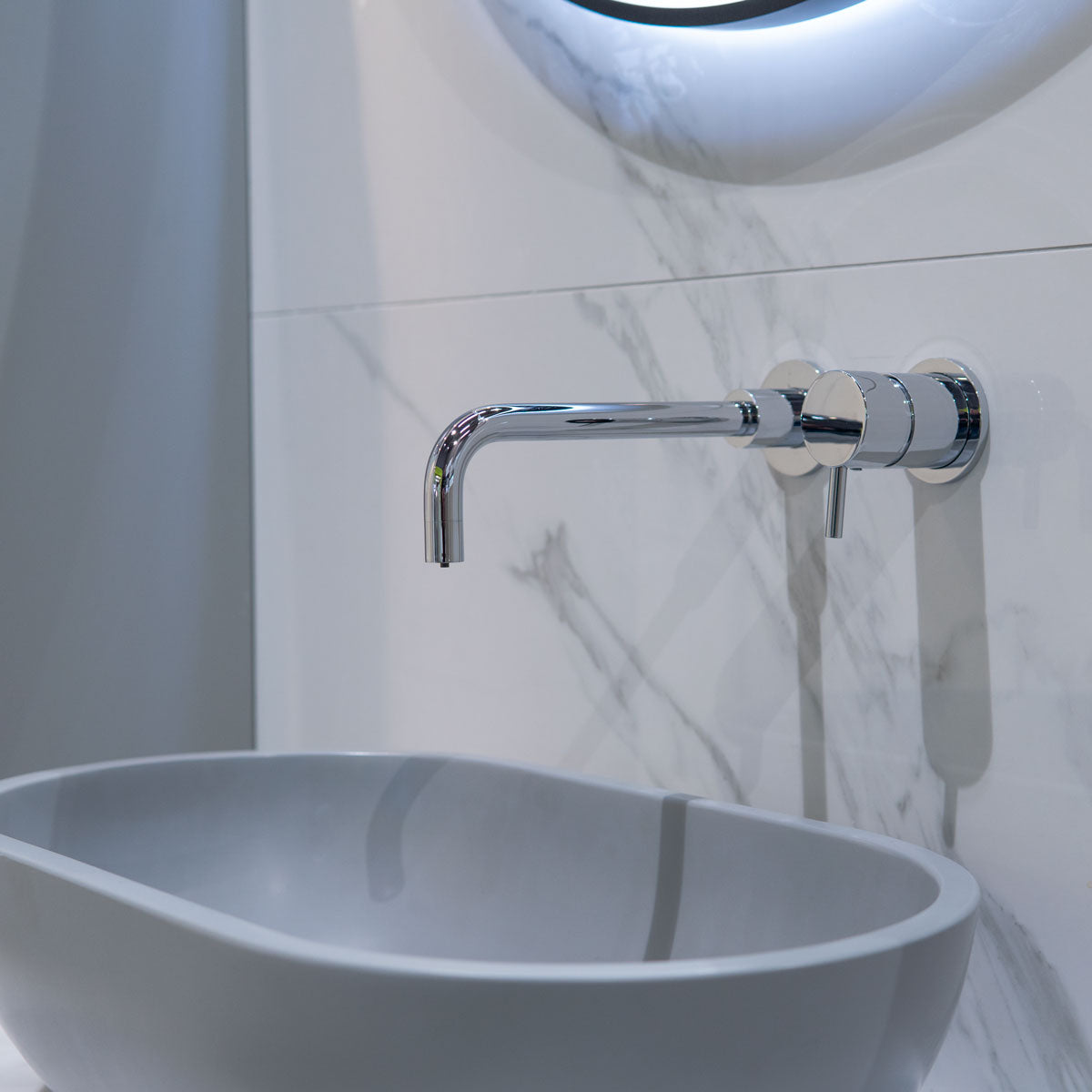 Crosswater Kai Lever Wall Mounted 2 Hole Basin Mixer