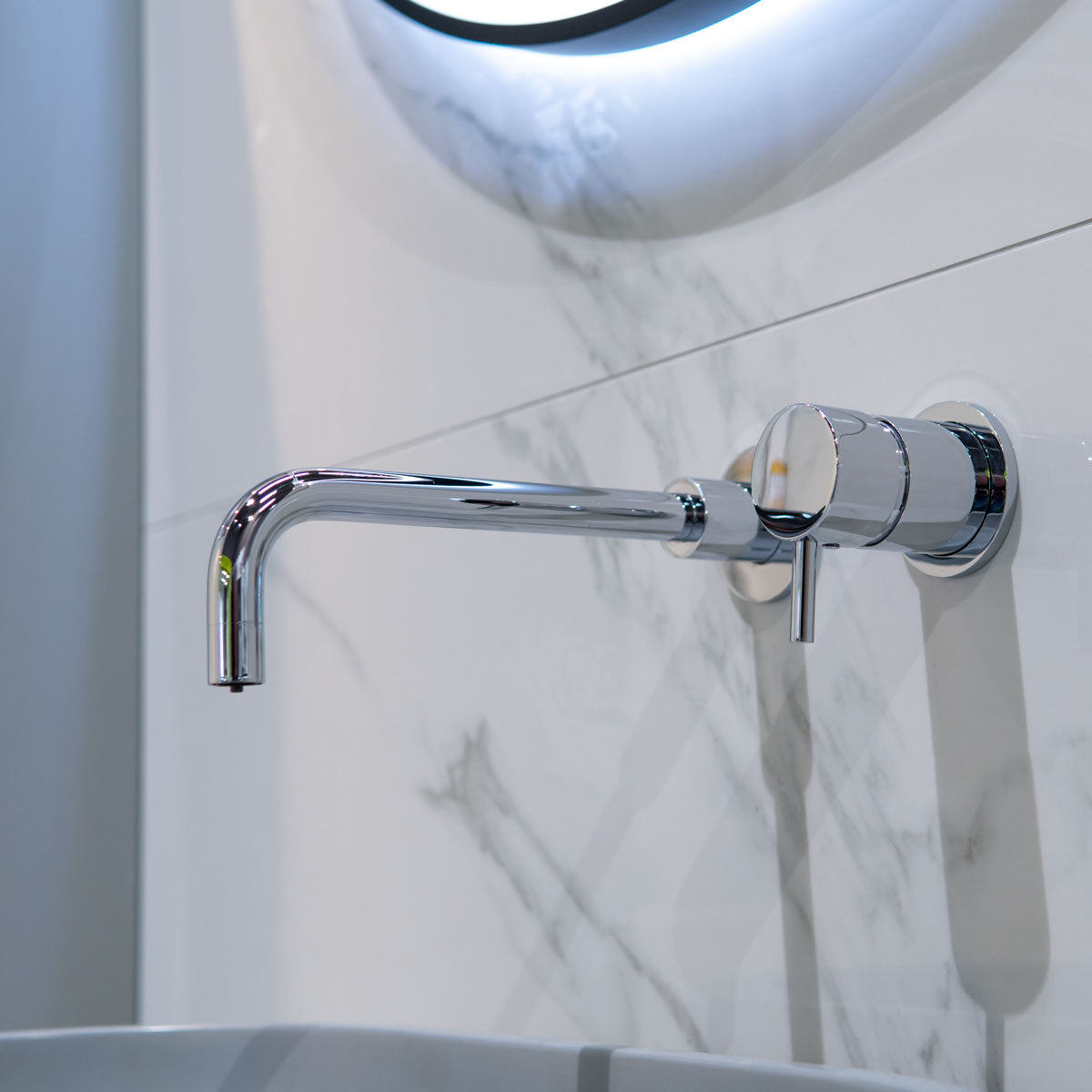 Crosswater Kai Lever Wall Mounted 2 Hole Basin Mixer