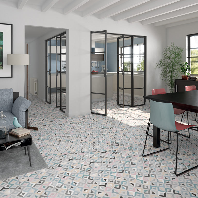 Vives Brenta Multicolor Terrazzo Effect Gres Porcelain Tile Matt 20x20cm