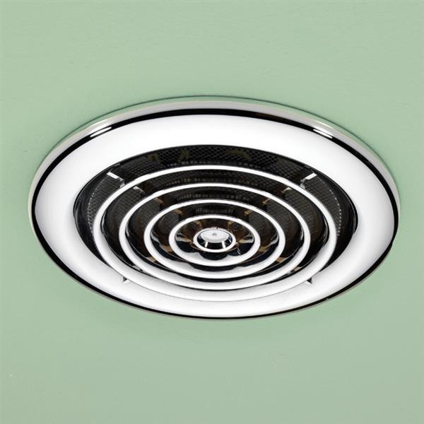 HiB Cyclone Round Bathroom Inline Ventilation Fan
