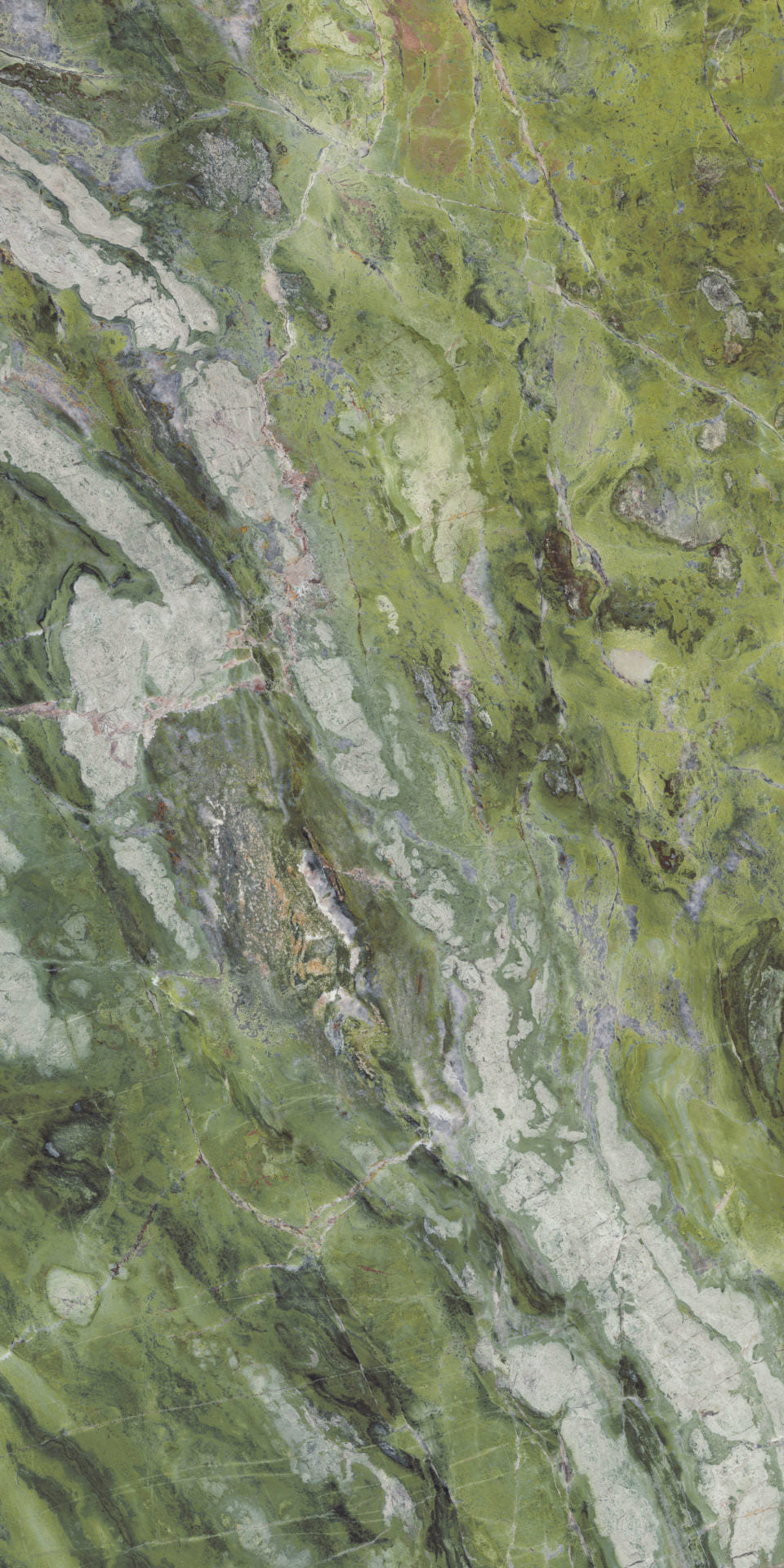 Deluxe Emerald Marble Effect Porcelain Tile Gloss 60x120cm