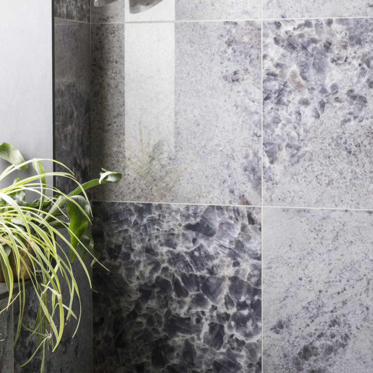 deluxe gemstone violet marble effect porcelain tile 60x120cm feature