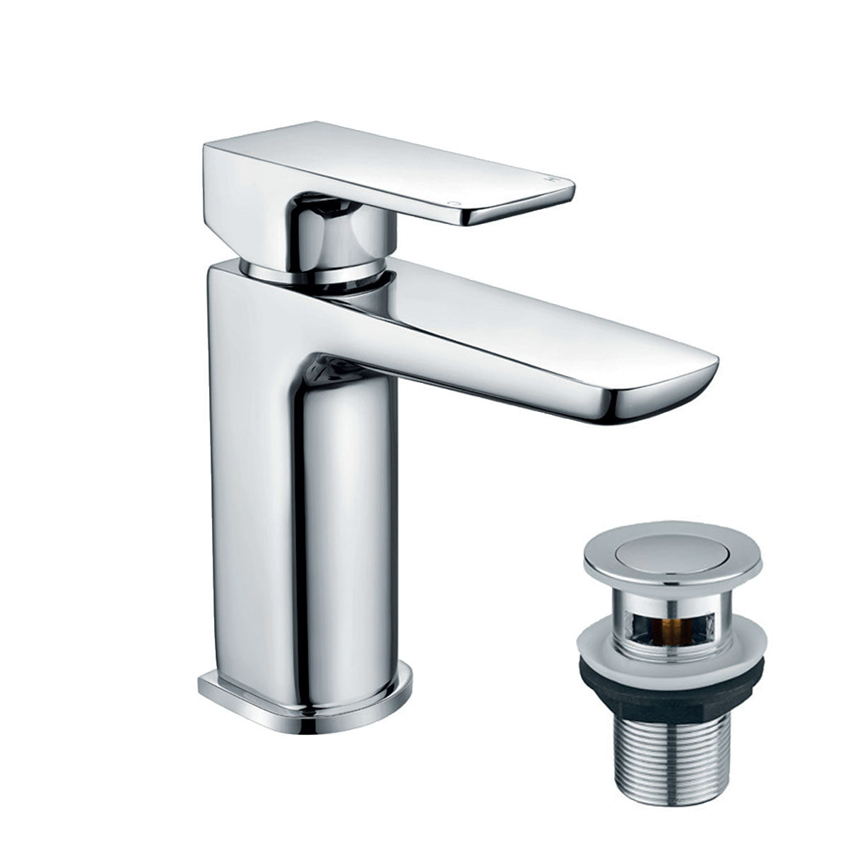 granlusso greenwich basin mono mixer tap chrome