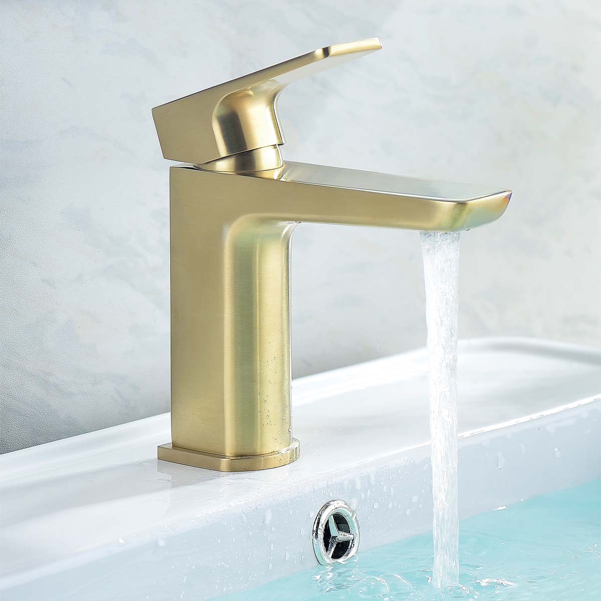 deluxe camden basin mono mixer tap brushed brass lifestyle
