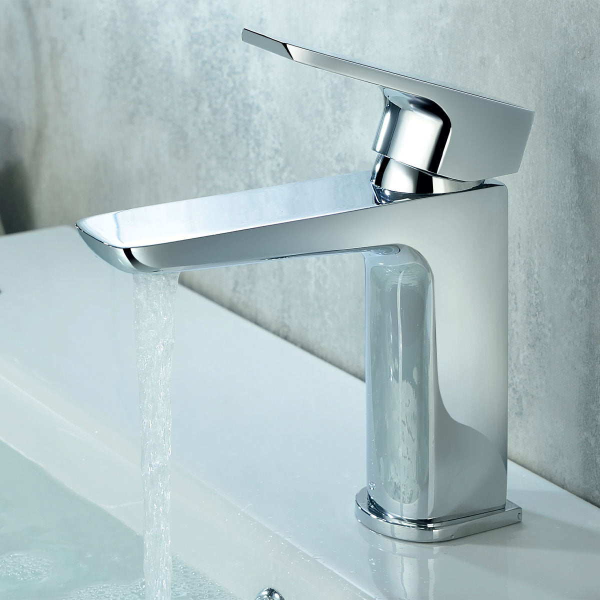 deluxe greenwich basin mono mixer tap chrome lifestyle