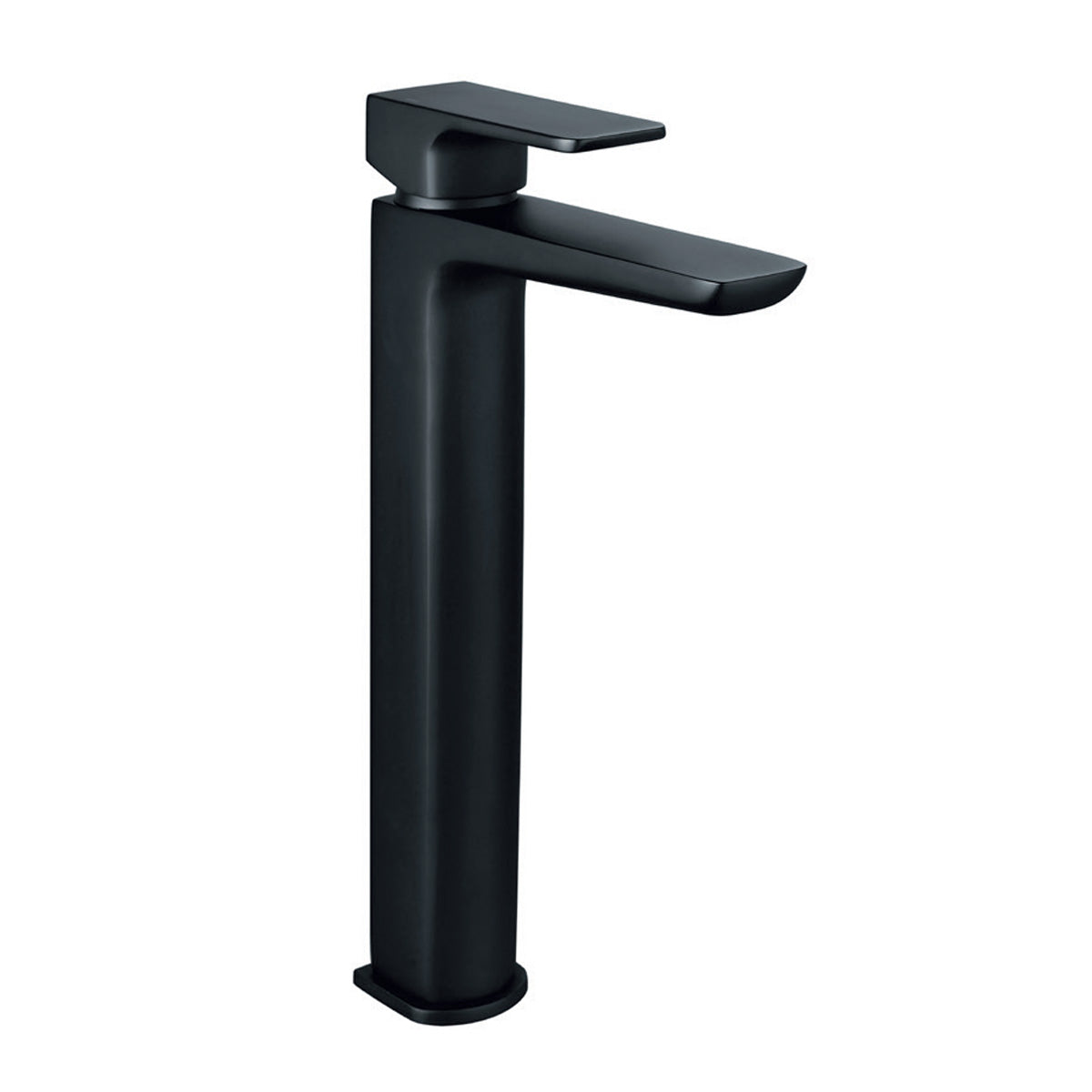 deluxe camden tall basin mono mixer tap matt black