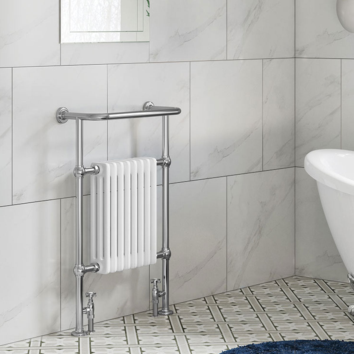 Savoy Traditional Radiator with Heated Towel Rail