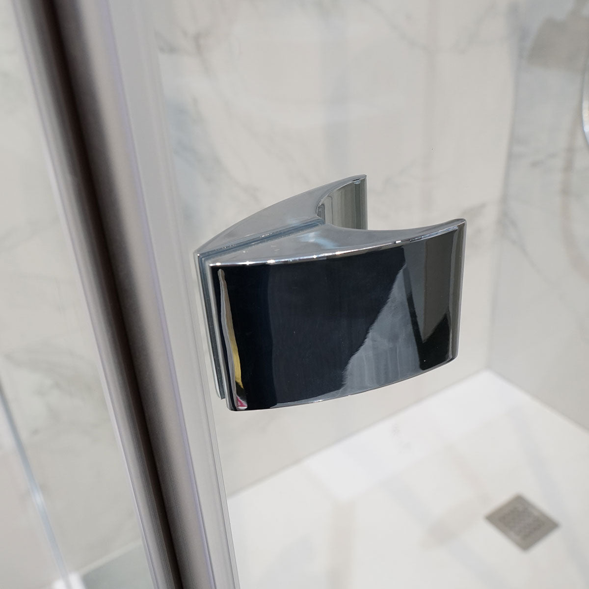 Crosswater DESIGN 8 Hinged Shower Door With Inline Panel Deluxe Bathrooms Ireland