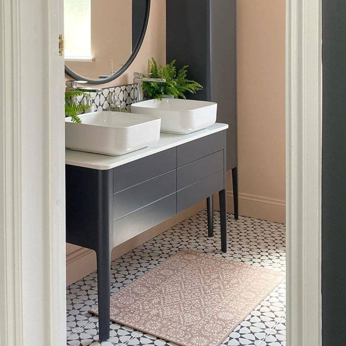 Doro 1200mm Wall Hung Vanity Unit With Worktop