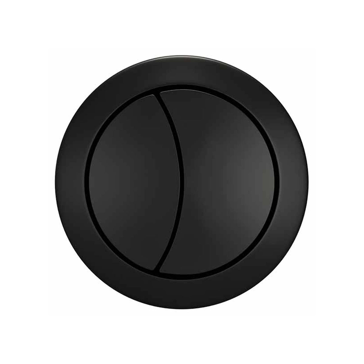 dual flush button matt black